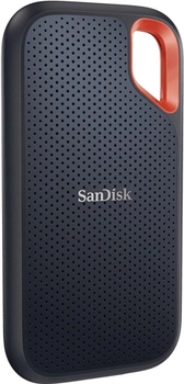 Dysk SSD SanDisk Extreme 4TB 2.5" USB 3.2 Gen2 Type-C 3D NAND (TLC) Czarny/Pomaranczowy (SDSSDE61-4T00-G25) Zewnętrzny