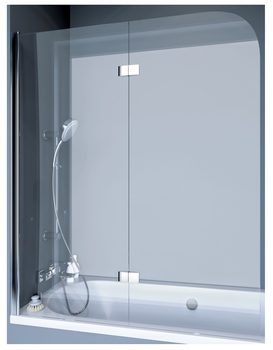 Шторка для ванны KOLLER POOL QP97 115x140 Clear левосторонняя