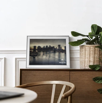 Фоторамка MARCO DECOR 2716 - 420 30х40 см, белая с серебром