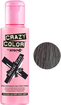 Тінт-фарба для волосся Crazy Colour Renbow Semi Permanent Color №32 Натуральний Чорний 100 мл (5060148619842)