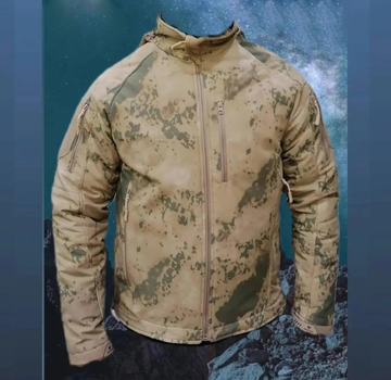 Тактична зимова куртка SOFTSHELL MULTICAM Wolftrap Розмір: 4XL (58)