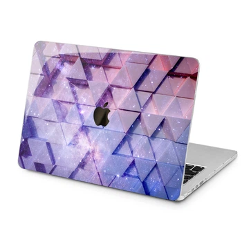 Чохол пластиковий для Apple MacBook Pro 14 M1 M2 M3 M4 M5 2021-2026 (Галактичні трикутники) A2442/A2779/A2918/A2992/A3401/A3112/A3185/A3434/A3426/A3427 макбук