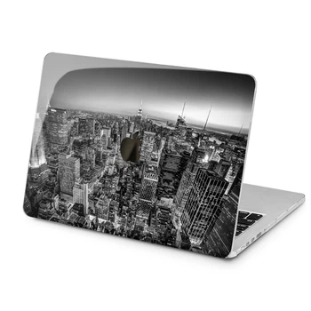 Чехол пластиковый для Apple MacBook Neo 13 (A18 Pro) 2026 (Монохромный город) A3404 макбук нэо 13" inch