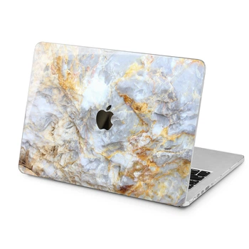 Чохол пластиковий для Apple MacBook Pro 14 M1 M2 M3 M4 M5 2021-2026 (Золотий мармур) A2442/A2779/A2918/A2992/A3401/A3112/A3185/A3434/A3426/A3427 макбук