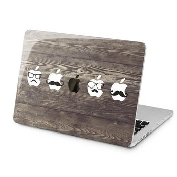 Чехол пластиковый для Apple MacBook Neo 13 (A18 Pro) 2026 (Забавное яблоко) A3404 макбук нэо 13" inch