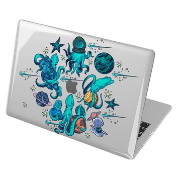 Чехол пластиковый для Apple MacBook Neo 13 (A18 Pro) 2026 (Космические кальмары) A3404 макбук нэо 13" inch