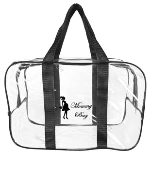 Сумка прозора в пологовий будинок Mommy Bag S чорна (bl001)