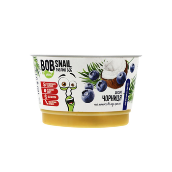Десерт кокосовий чорниця Bob Snail 180 г (1176)