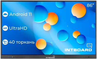 Інтерактивна панель INTBOARD GT86 (Без OPS)