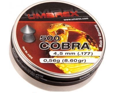 Пули для пневматического оружия Cobra 500шт 0.56 гр