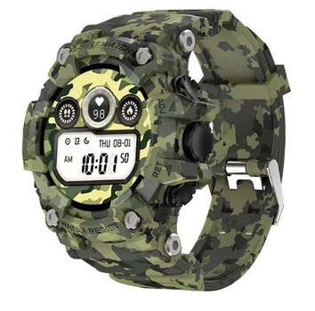 Розумний тактичний смарт годинник Smart Watch Т6 камуфляж мультикам спортивний