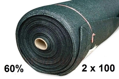 Затеняющая сетка Classic Growtex 60%, размер 2 х 100 м