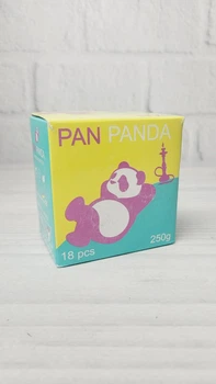 Кокосове вугілля Pan-Panda - 0.25 кг, 18 штук у коробці (Пан Панда)