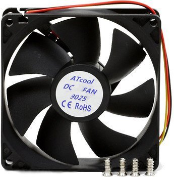 Система охолодження ATcool 9025 DC sleeve fan 3pin- 92*92*25мм (10497)
