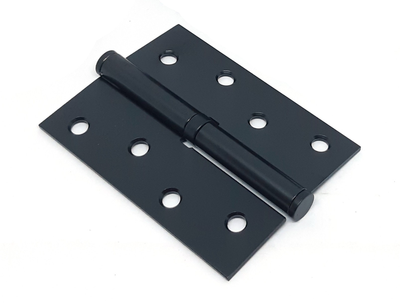 Петля съемная стальная KEDR 100*75*2.5-BLACK MATT-R правая
