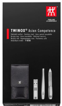 Zestaw do manicure Zwilling Beauty Classic Inox Black 3 elementy (97119-004-0)