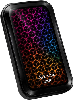 ADATA SE770G 1TB 2.5" USB 3.2 Gen2 Type-C 3D NAND (TLC) Czarny (ASE770G-1TU32G2-CBK) Wieczny