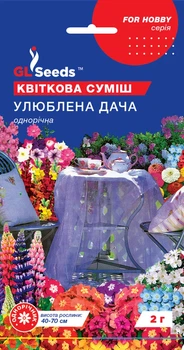 Квіткова суміш Улюблена Дача насіння (2 г), For Hobby, TM GL Seeds