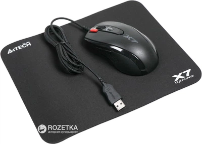 Миша A4-TECH X-710BK Black USB