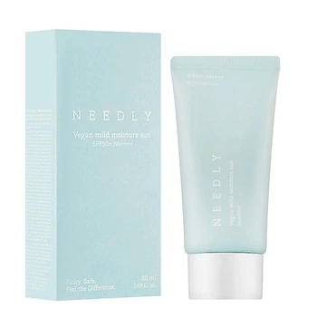 Увлажняющий солнцезащитный крем Needly Vegan Mild Moisture Sun SPF 50+ PA++++