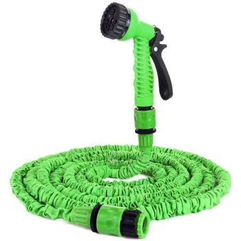 Шланг для полива с распылителем растягивающийся Magic Hose V-HOSE PRO 45m/150ft Зеленый (2098)