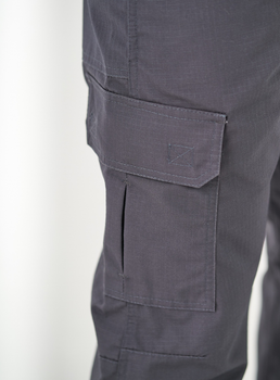 Тактические штаны UKM 52 (L) серый прямые рип стоп