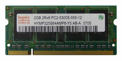 пам'ять Hynix DDR2 SO-Dimm 2GB DDR667 (HYMP325S64AMP8-Y5)