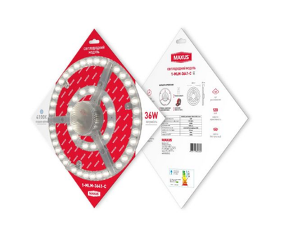 Модуль світлодіодний 1-MLM-3641-C MAXUS Led Module 36W 4100K Circle
