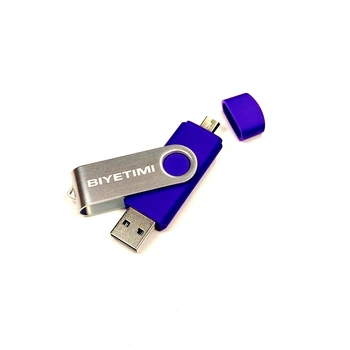 Флеш накопитель Jaster двухсторонняя 32GB OTG USB 2.0 microUSB фиолетовый