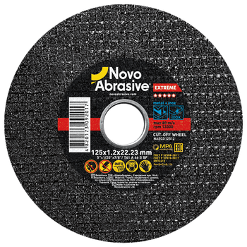 Круг отрезной для металла NovoAbrasive Extreme 41 14А 125 1,2 22,23