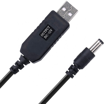Кабель питания роутера от повербанка, USB-DC, 12V