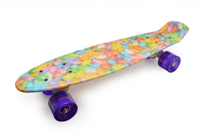 Скейт Пенні борд Penny board Graffics 22 Light Candy