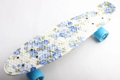 Скейт Пенни борд Penny board Graffics 22 Rose Blue