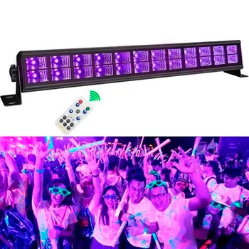 Светодиодная панель УФ 24LED 72Вт 52см Диско стробоскоп цветомузыка DMX512 (117421)
