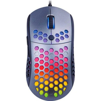Мишка 1stPlayer M6 RGB Чорна/Срібна USB (1STPLAYER M6)
