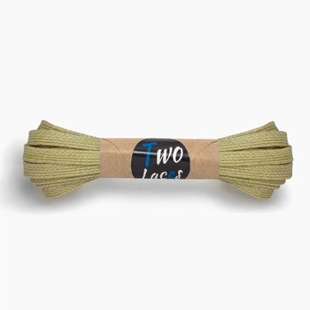 Шнурки для взуття Two Laces вощений, плоский 6 мм, довжина 100 см, світло-рудий (62385079)
