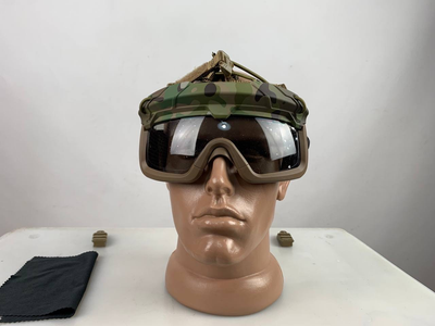 Балістична маска з можливістю кріплення на шолом або окремо