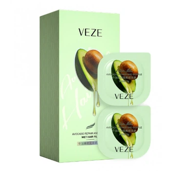 Набір масок для волосся Veze Avocado Repair and Supple Wet Hair Film, з екстрактом авокадо, 6 шт