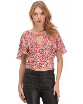 Топ в ромашки ZARA Червоний (9979 S/26)