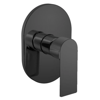 Смеситель для душа скрытый Haiba Alex 003 (Inner) Black черный латунный