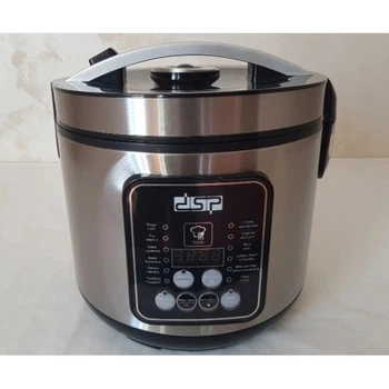 Мультиварка скороварка DSP KB-5004 5 л 700 Вт з 12 програмами мультиповар LED дисплей антипригарна чаша відкладений старт контроль тиску кухонна техніка для швидкого приготування
