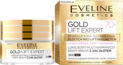 Krem do twarzy Eveline Gold Lift Expert 70+ 50 ml (5901761941968)