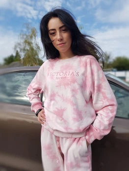 Свитшот женский Victoria's Secret Розовый ( А-67 L/46 )
