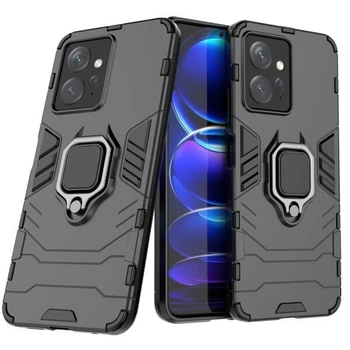 Чехол с подставкой Deexe Hybrid Case для Xiaomi Redmi Note 12 - Black