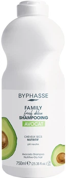 Szampon Byphasse Family Fresh Delice z awokado do włosów suchych 750 ml (8436097095438)