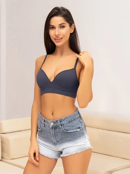 Бюстгальтер з Push-up ущільнений ISSA PLUS BL2-677 L/XL Сірий (issa2007682376377)