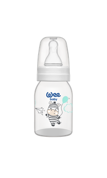Класична пляшечка для годування Wee Baby соска №1 125 мл білий 851
