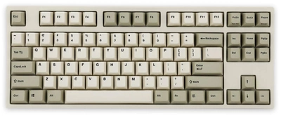 Клавиатура беспроводная Leopold FC750RBT / Cherry MX Brown / Two Tone White PD / ANSI Eng/ukr