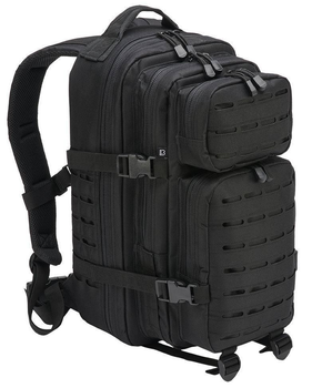 Военный тактический рюкзак Cooper Lasercut medium Brandit 25л, Черный