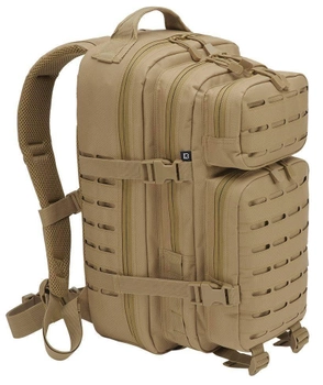 Військовий рюкзак тактичний Cooper Lasercut medium Brandit 25л, Койот